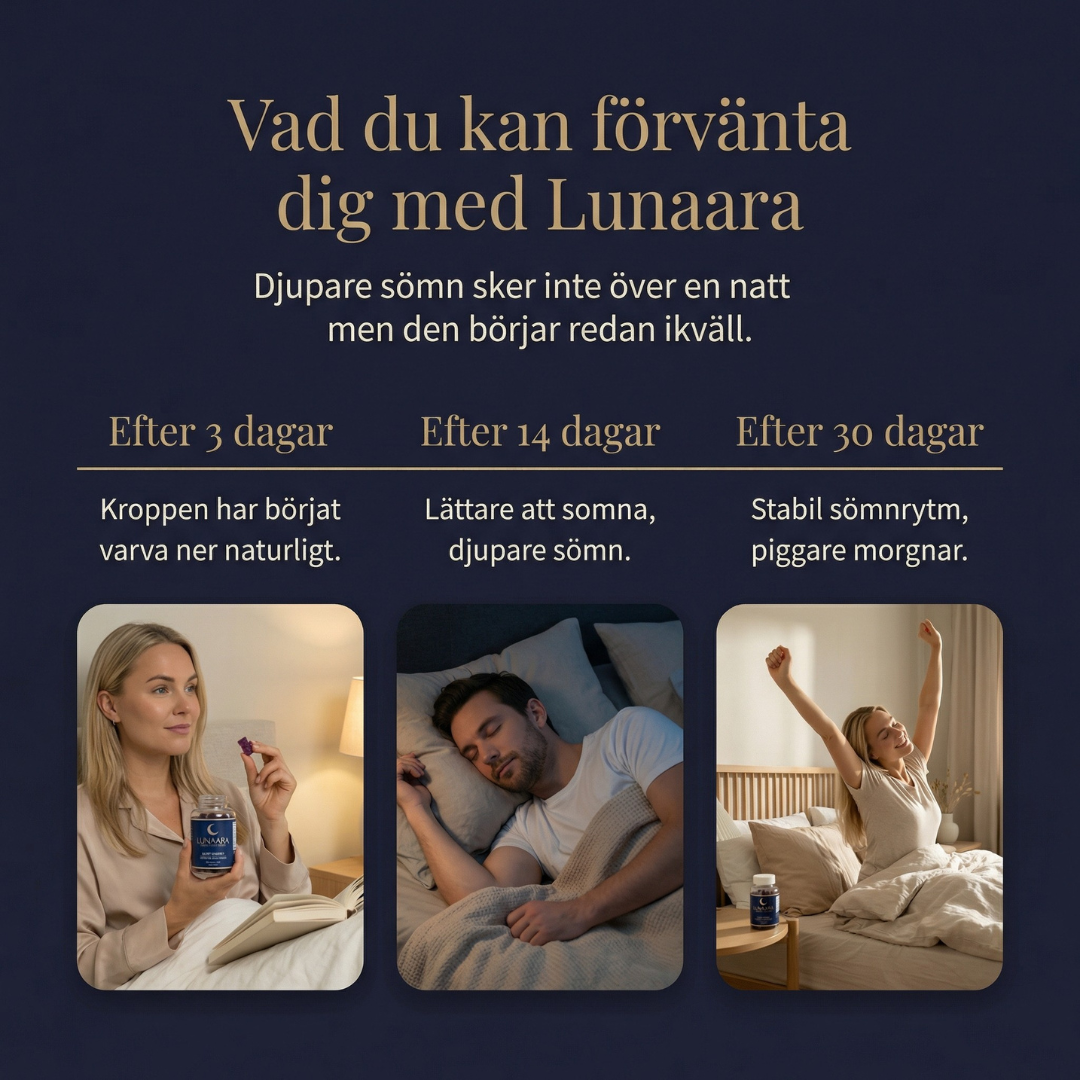 Lunaara Sleep Gummies - För Lugnare Nätter