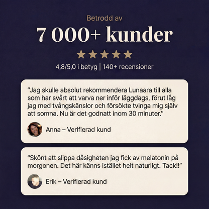 Lunaara Sleep Gummies - För Lugnare Nätter