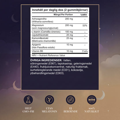 Lunaara Sleep Gummies - För Lugnare Nätter